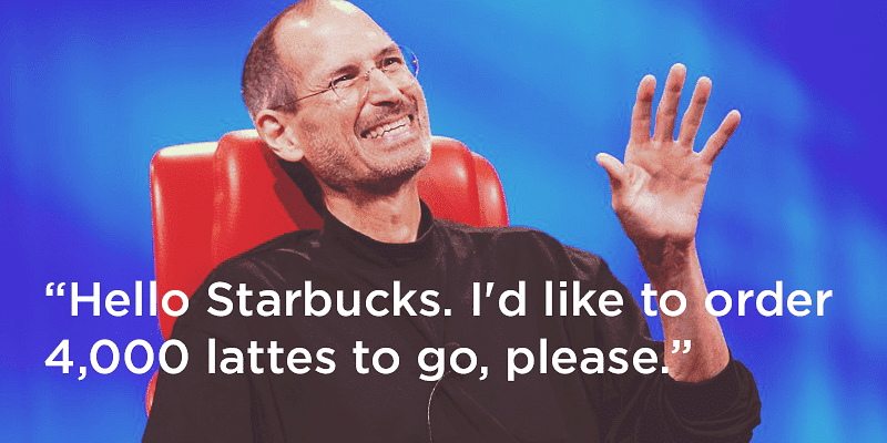 Steve Jobs and Starbucks
