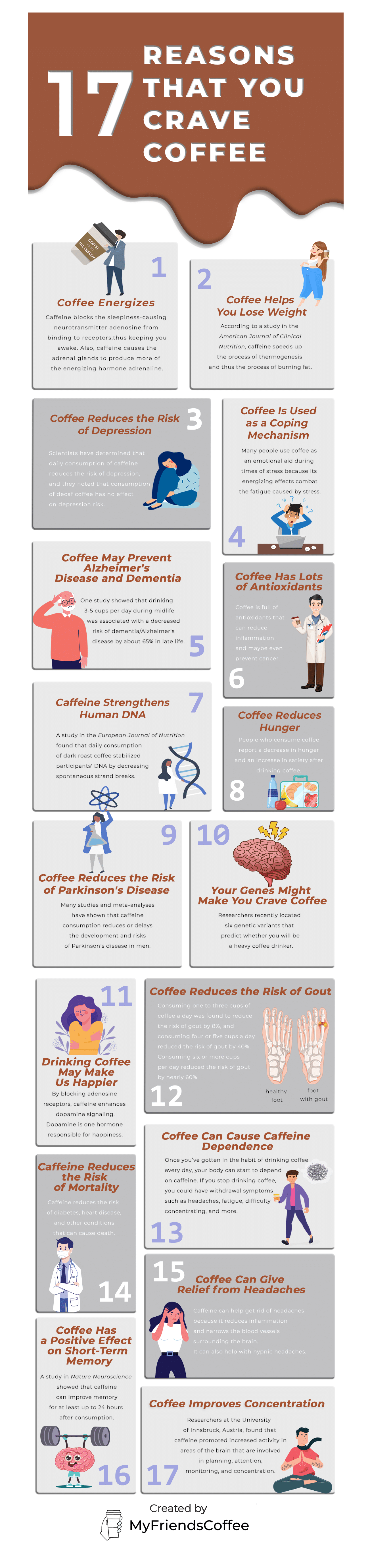 Reasons That You Crave Coffee [Infographic]
