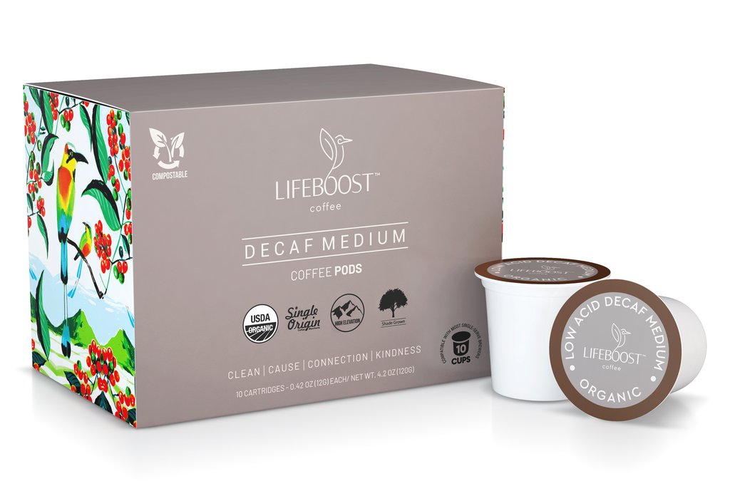 Lifeboost decaf k-cups